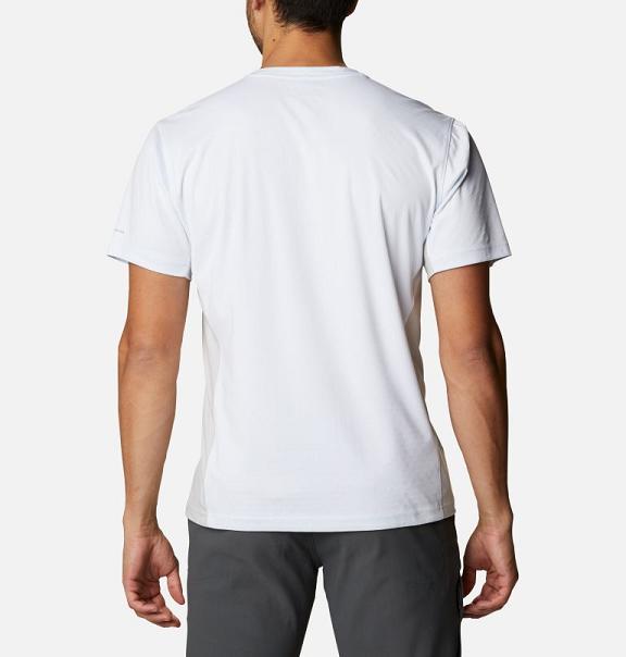 Columbia Zero Ice Cirro-Cool T-Shirt White For Men's NZ60923 New Zealand